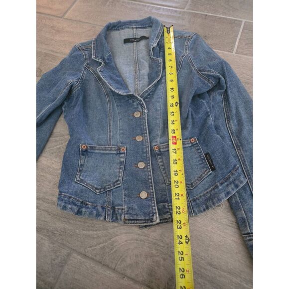 Billy Blues Jean Denim Jacket Vintage Size‎ Large Medium Y2K - Picture 2 of 10